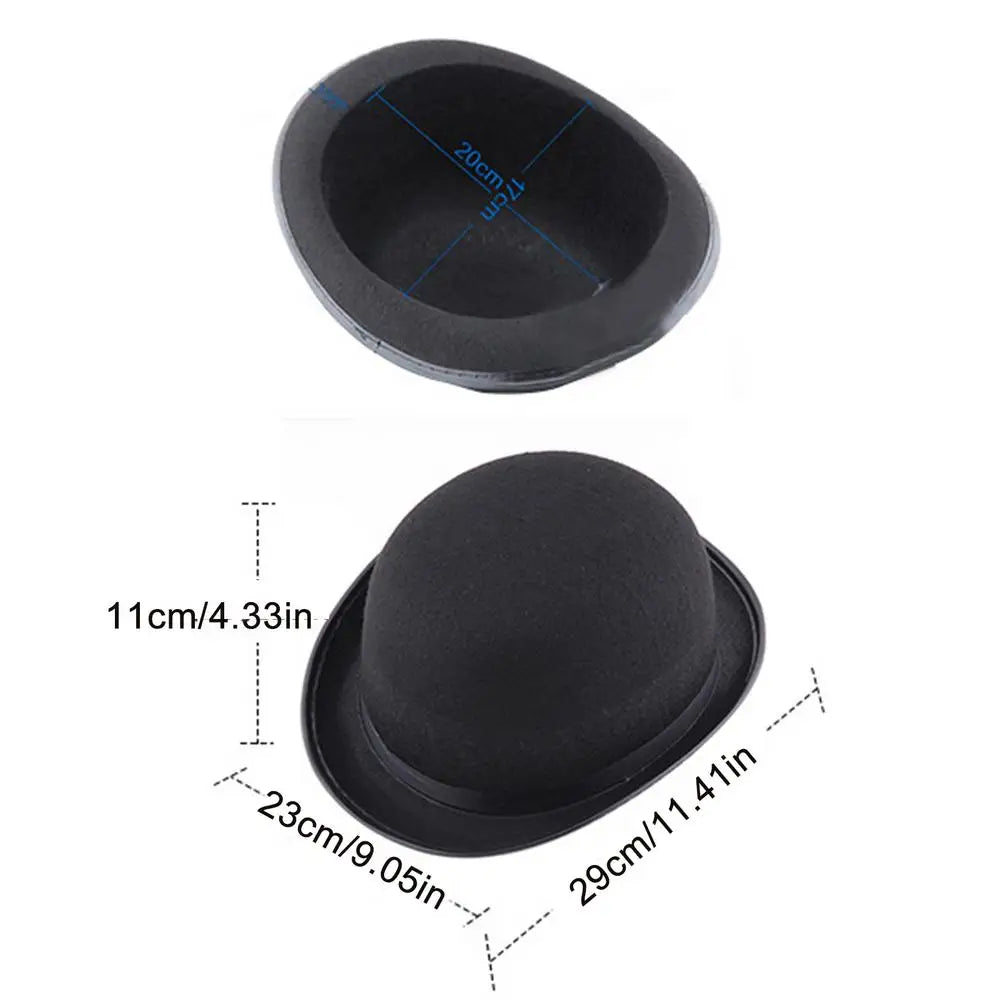 M&T Wear - Classic Black Magician & Derby Top Hat