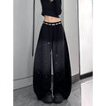 Rhinestone "Starry Sky" Gradient Jazz Jeans