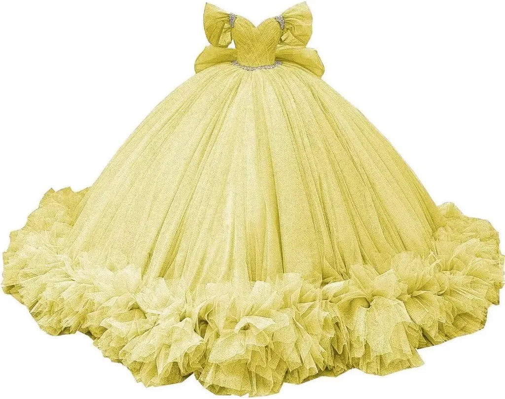 Yifanier Puffy Tulle Quinceanera Ball Gown