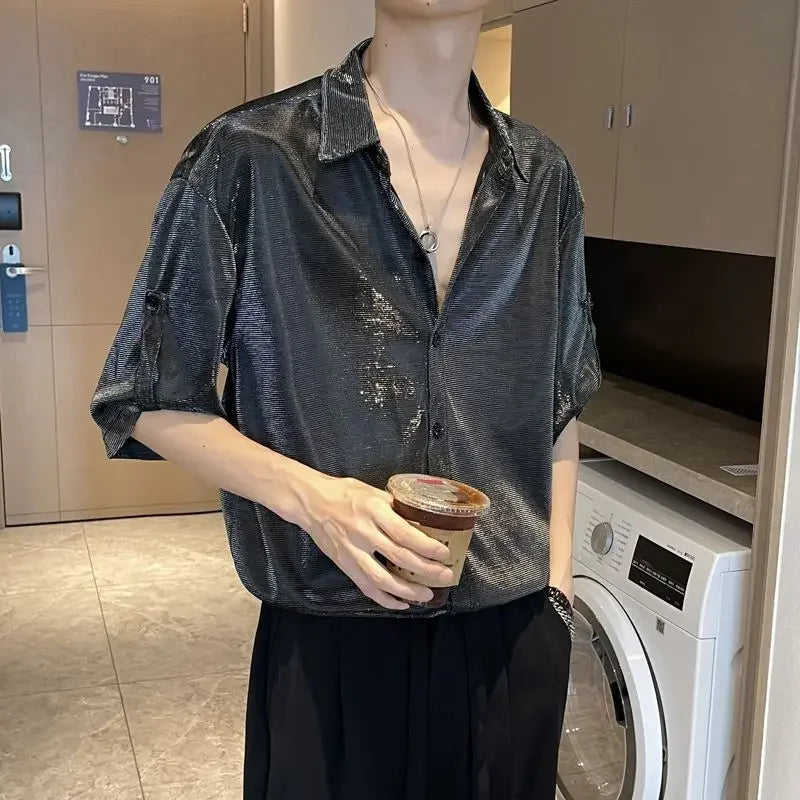 M&T Wear- Cool Tops Asia Button Up Original Korean Popular Shirt - M&T Wear