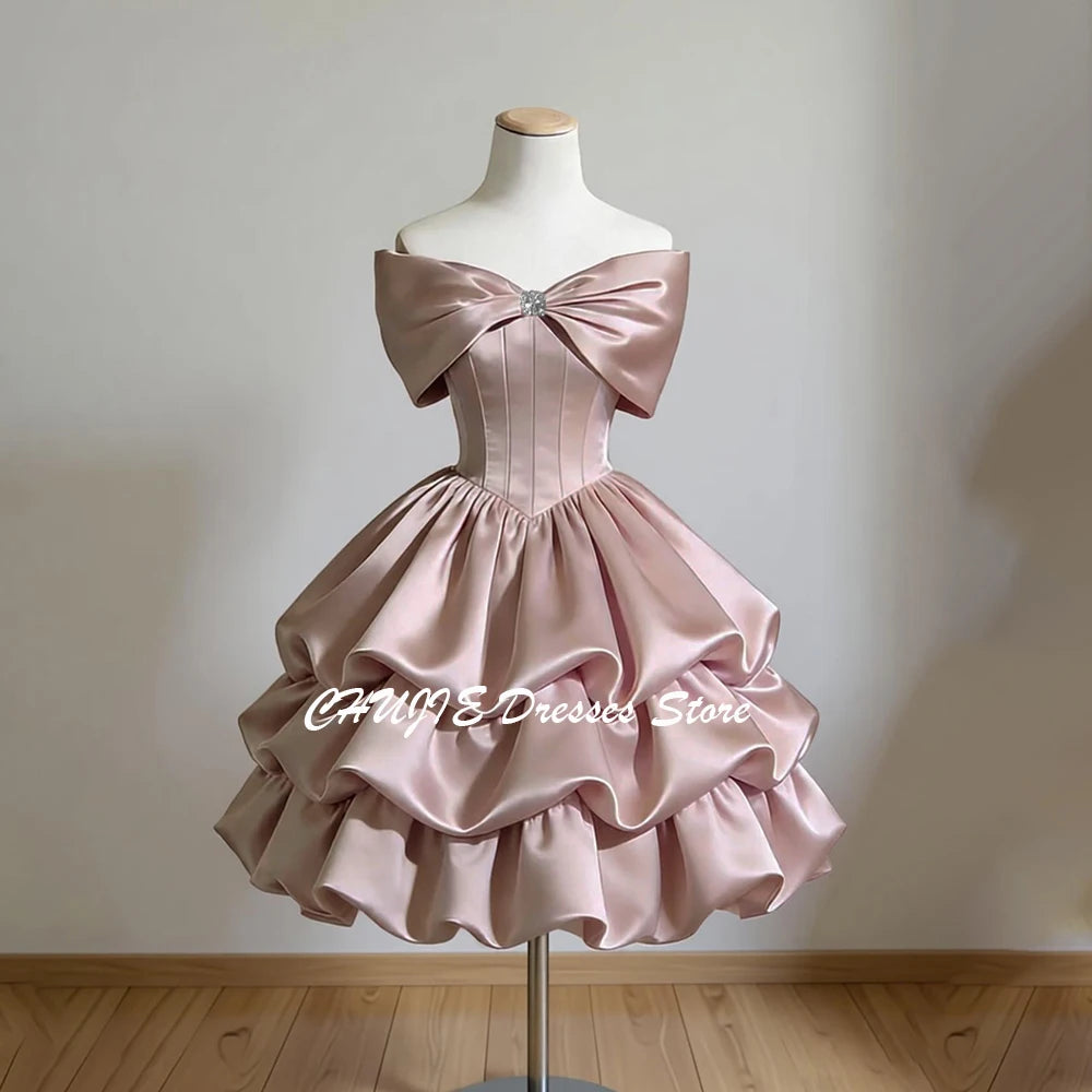 Tiered Mini Graduation & Homecoming Gown