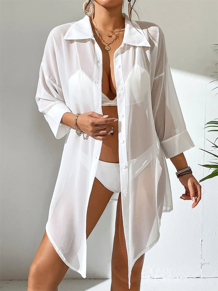 Sheer Chiffon Cover-Up