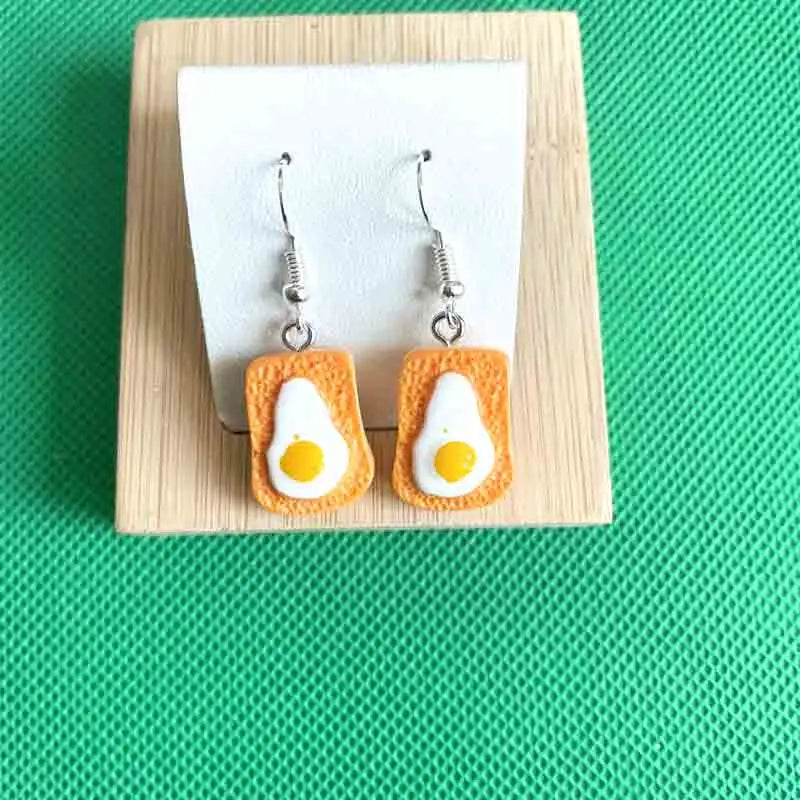 M&T Wear - Geometric Cute Food Series Earrings