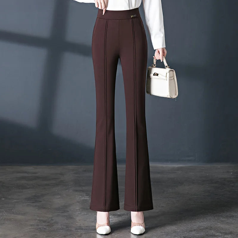 Fishtail Flare Commuter Trousers