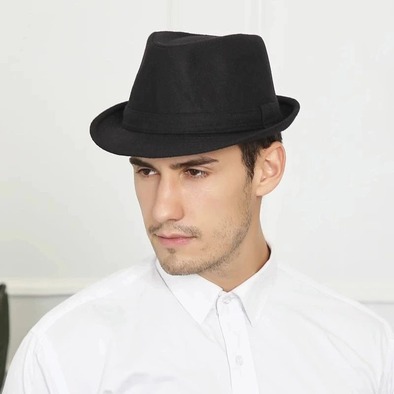 M&T Wear - Simple Plain Woolen British Jazz Hat