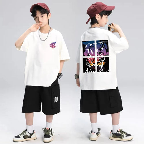 M&T Wear -  Boys Korean Style New York City Graphic Shirts