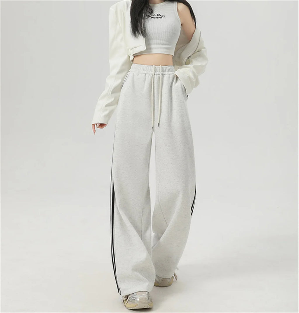 American Retro High-Waist Sweatpants