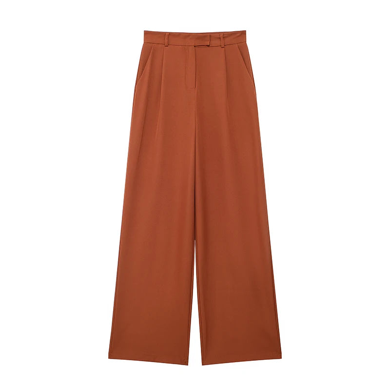 Willshela Vintage Straight-Leg Trousers