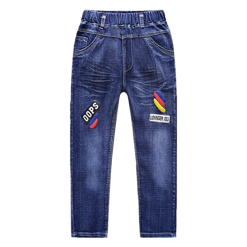 M&T Wear - Boys’ Slim Fit Elastic Waist Denim Jeans (3-14 Years)