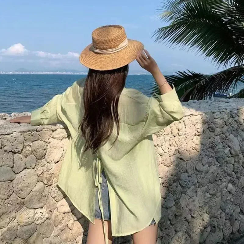 Seoul Split Back Blouse