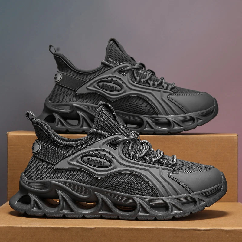 M&T Wear - Men's Casual Shoes Men Casual and Comfortable Running Sneakers Durable Lace-Up Design Suitable for Outdoor Sports and Daily Wear - M&T Wear