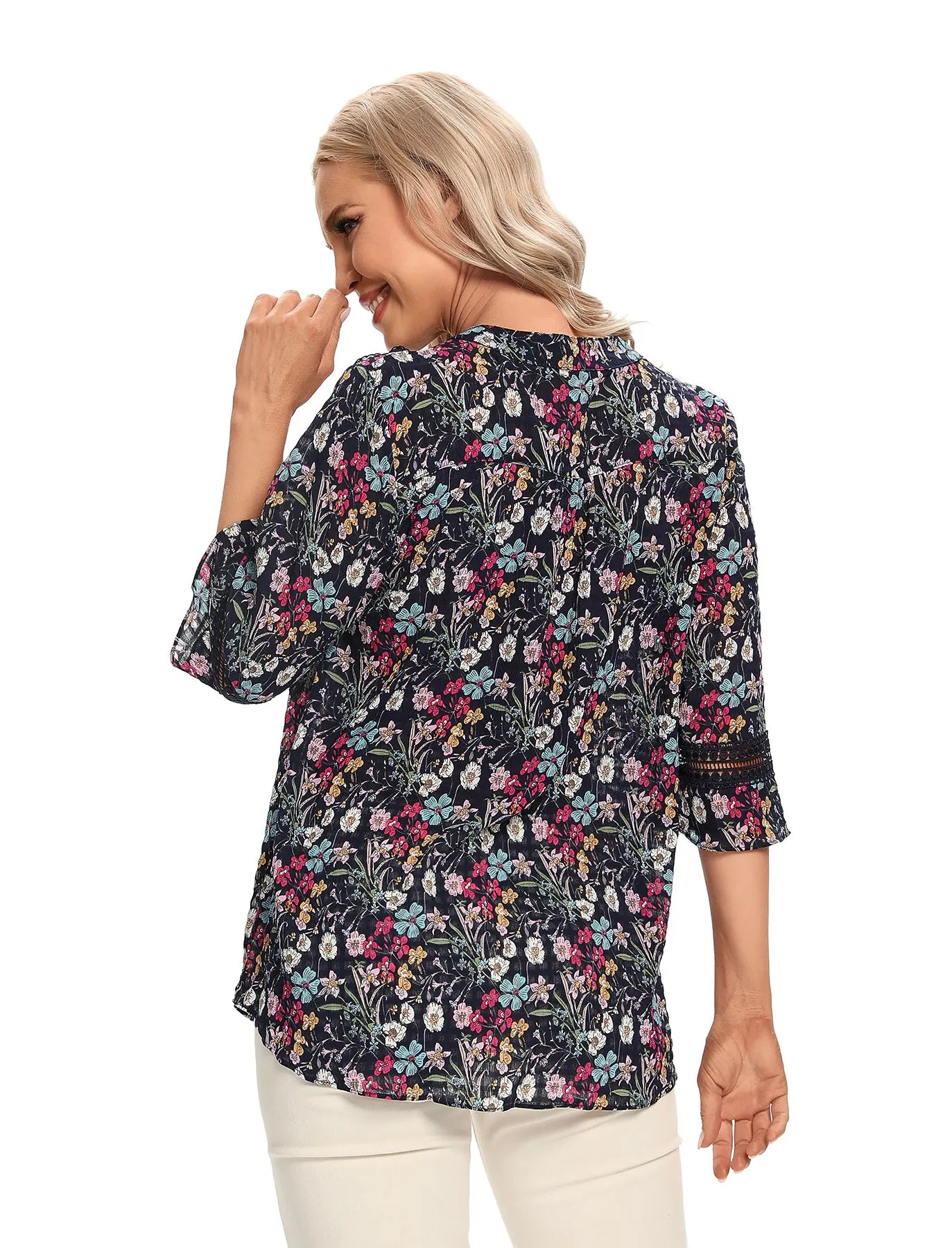 Garden Print Casual Shirt