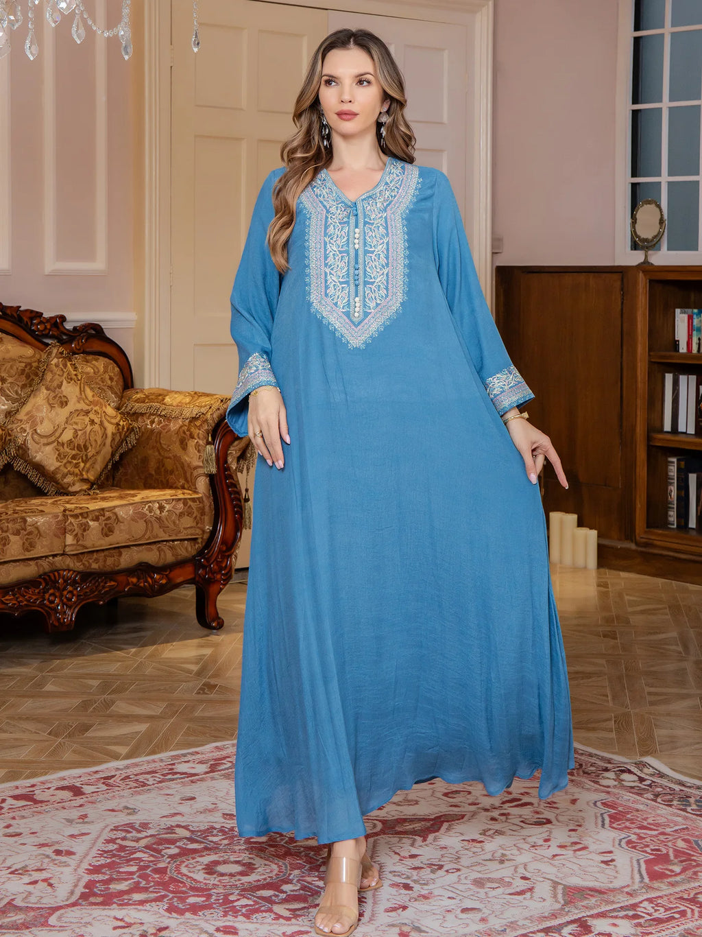 M&T Wear -Pakistani Style Embroidered Diamond Dress