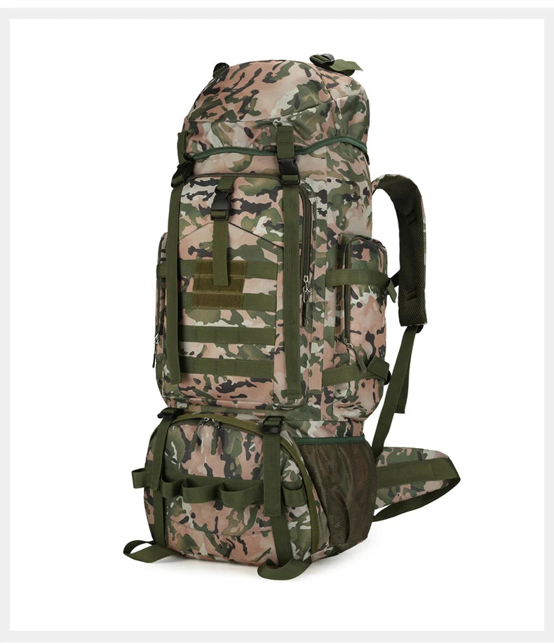M&T Wear - 90L Large Capacity Tactical Mountaineering Backpack with Molle System