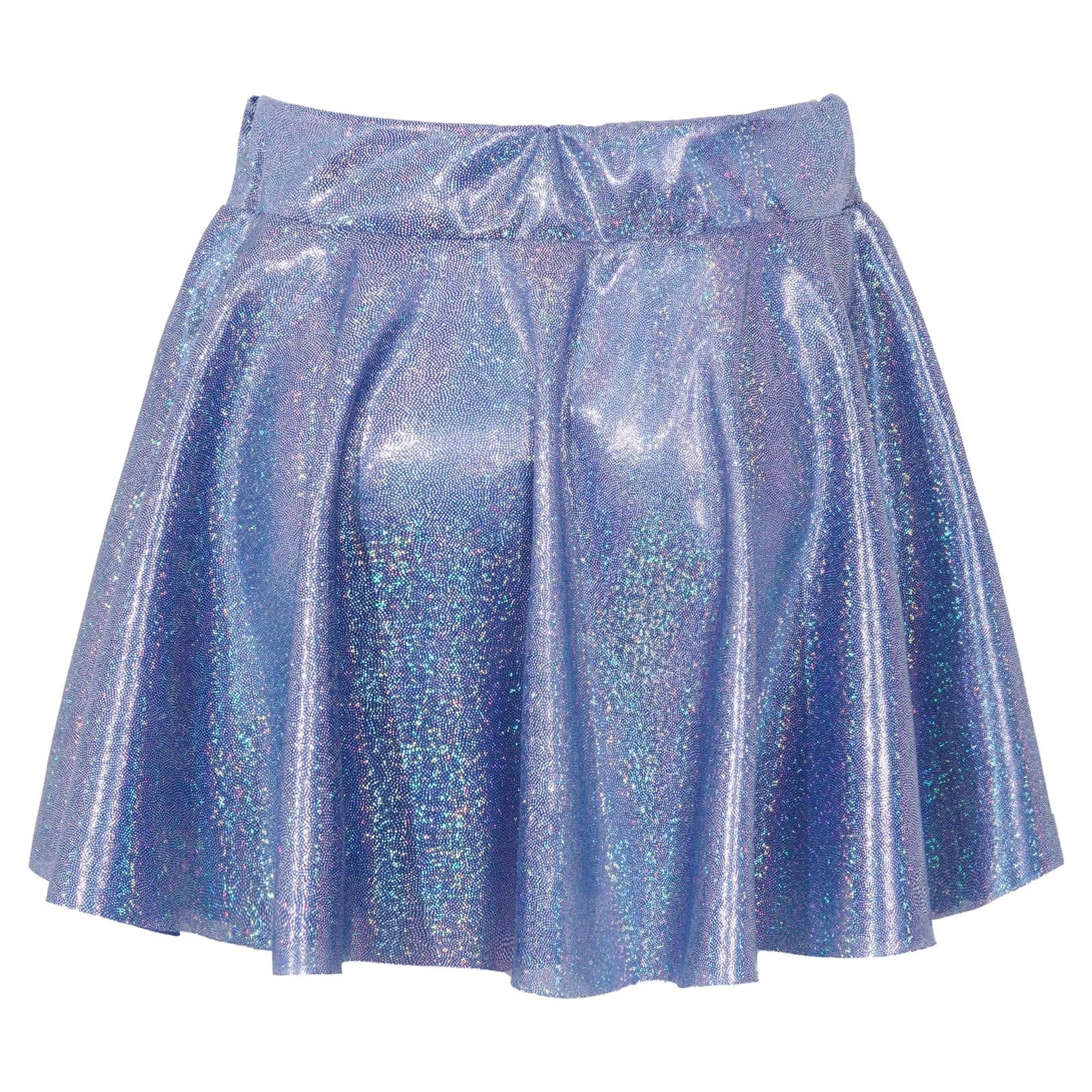 M&T Wear - Girls’ Shiny Metallic Pleated Dance Skirt