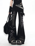 Y2K 3D Bow Flare Jeans