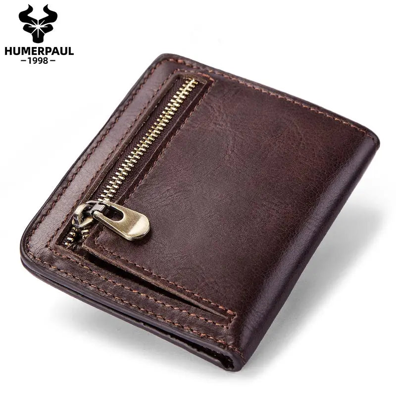 M&T Wear - Slim Cowhide Leather Wallet for Men