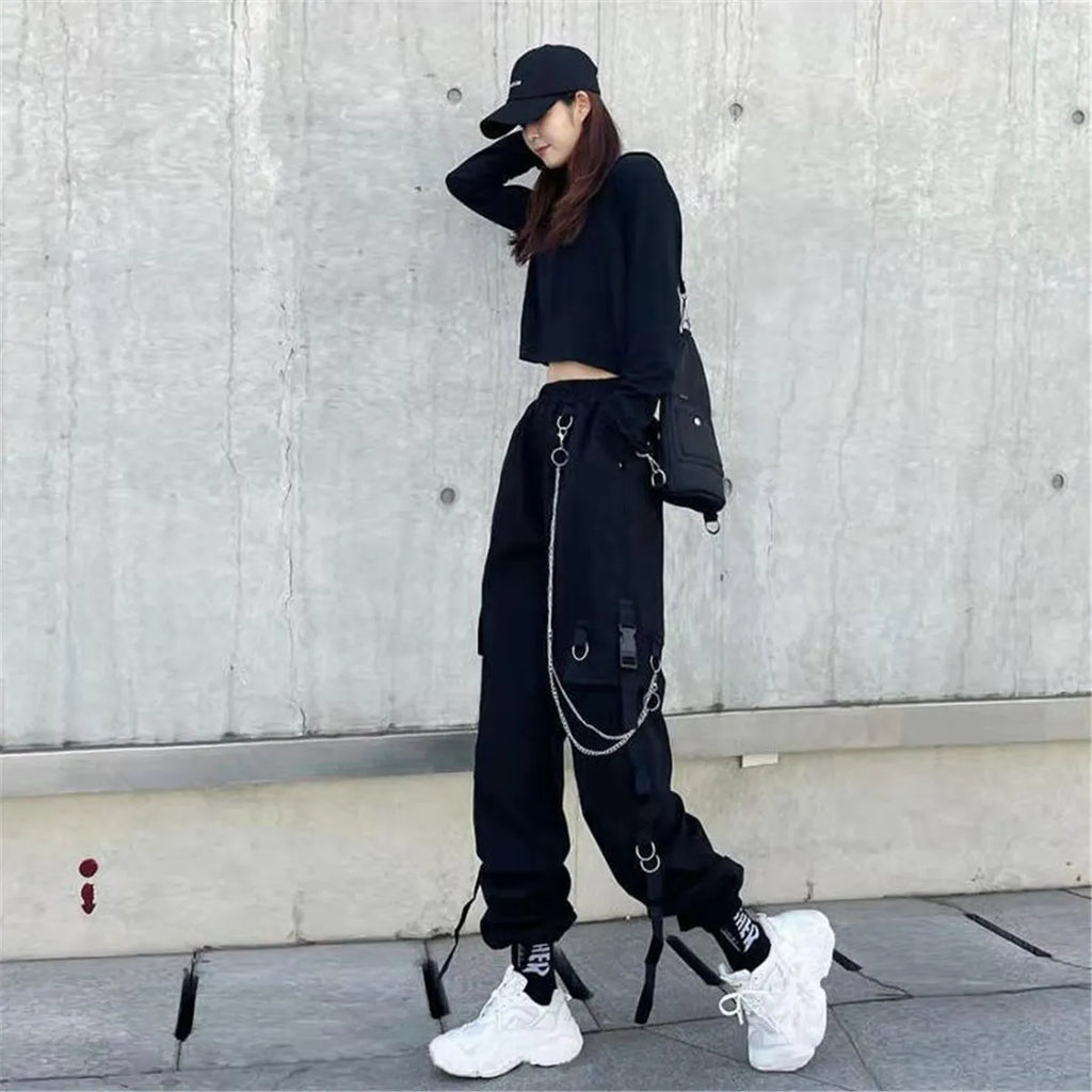 Tactical Hip-Hop Cargo Joggers