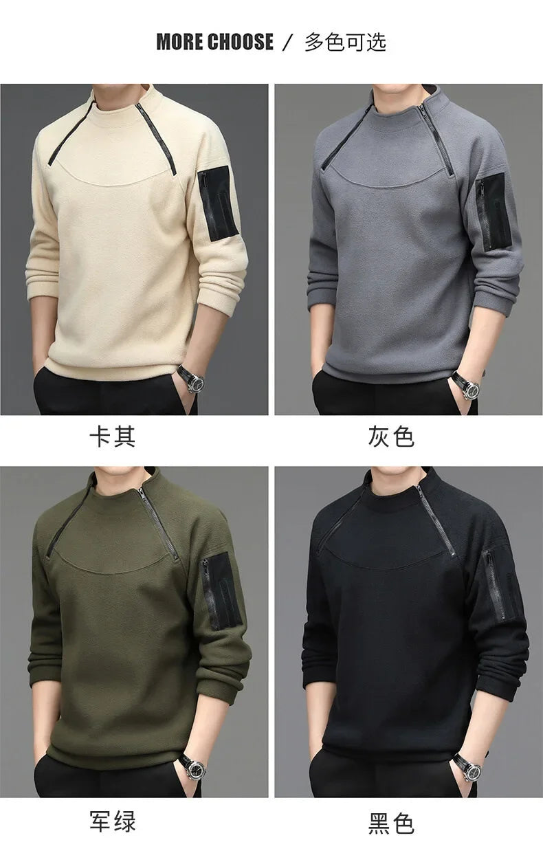 M&T Wear - Men's Lightweight Patchwork Sport Sweatshirt