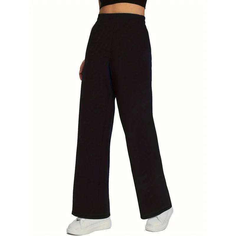 Sophisticated Straight-Leg Slimming Trousers