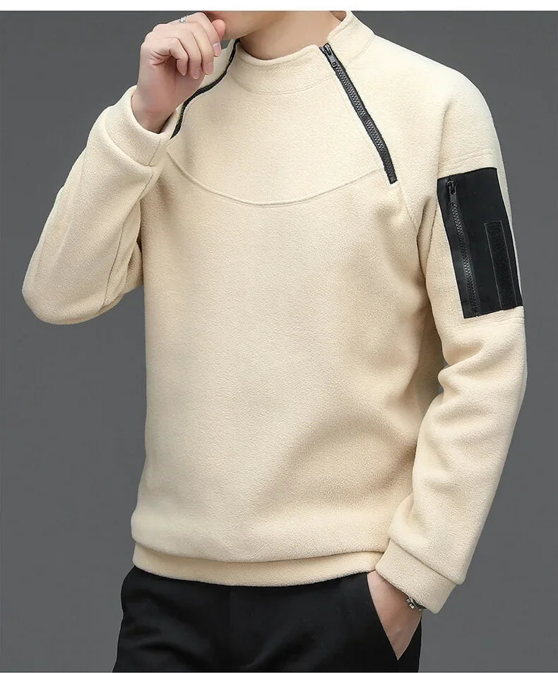 M&T Wear - Men's Lightweight Patchwork Sport Sweatshirt
