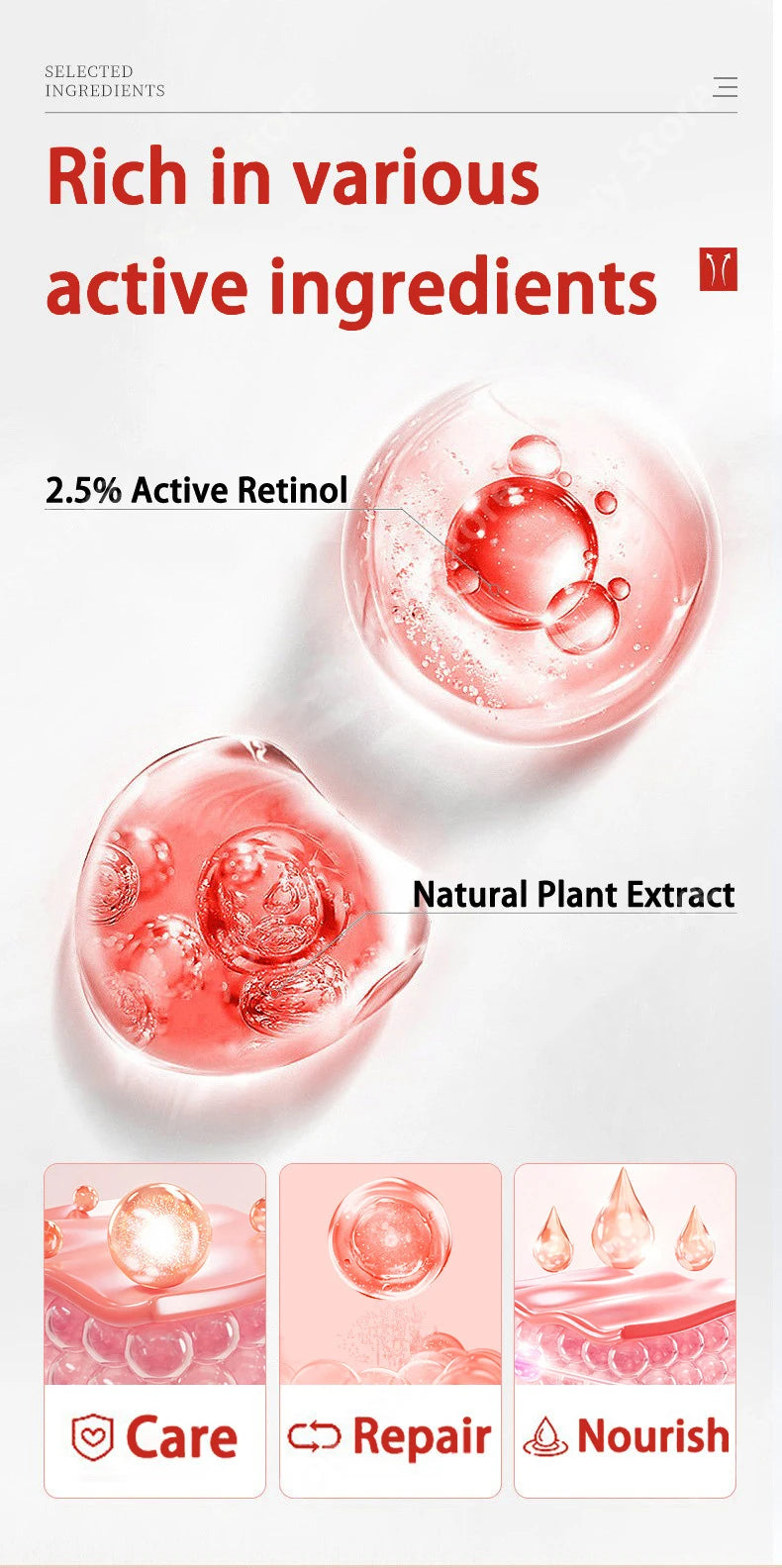 M&T Wear – Retinol Anti-Wrinkle Face Cream | Firming, Lifting & Moisturizing Anti-Aging Cream with Hyaluronic Acid & Vitamin E (20g)