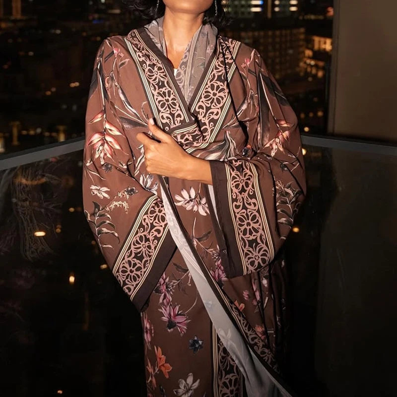 M&T Wear –  Traditional Women’s Long Open-Front Cardigan