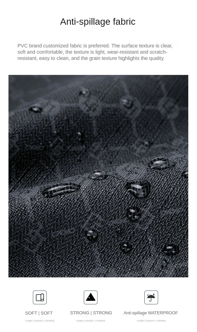 M&T Wear - GOLF Long Wallet for Men, Leather Clutch & Organizer