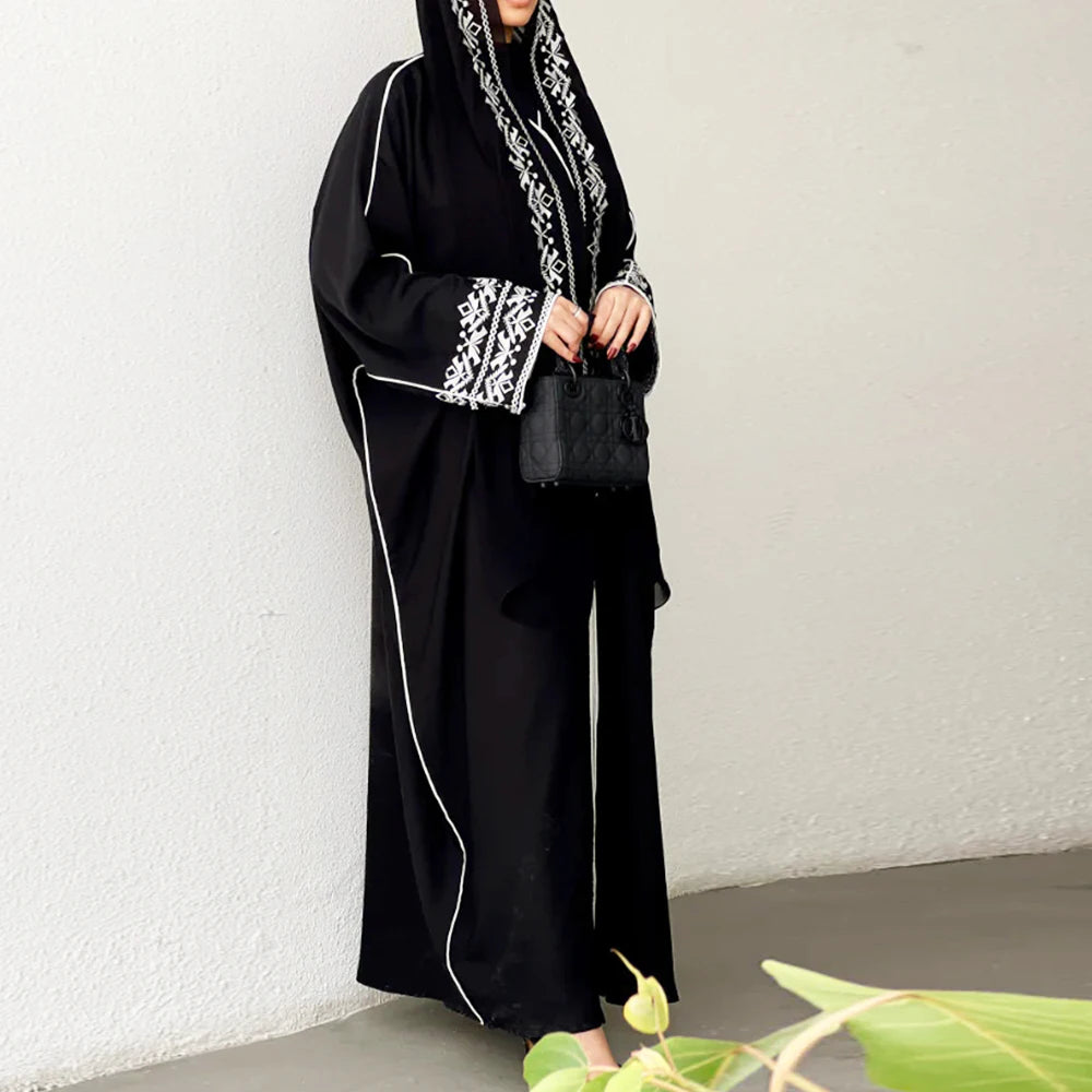 M&T Wear - Modern Style Muslim Abaya Maxi Dress