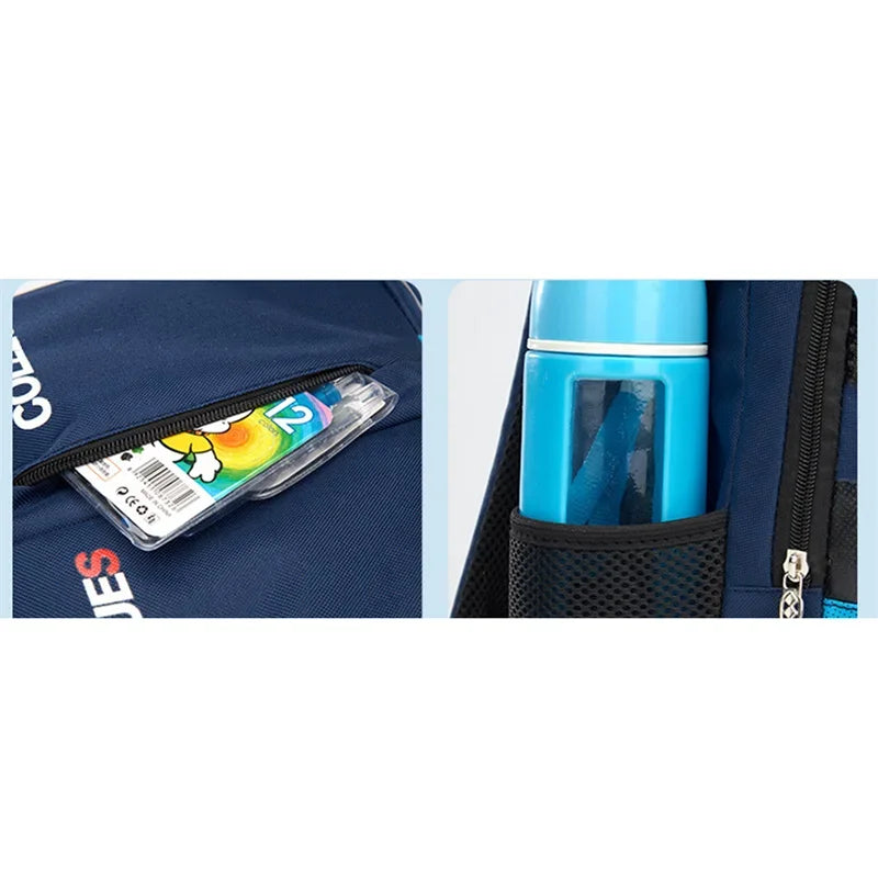 M&T Wear - Kids Waterproof School Backpack for Boys