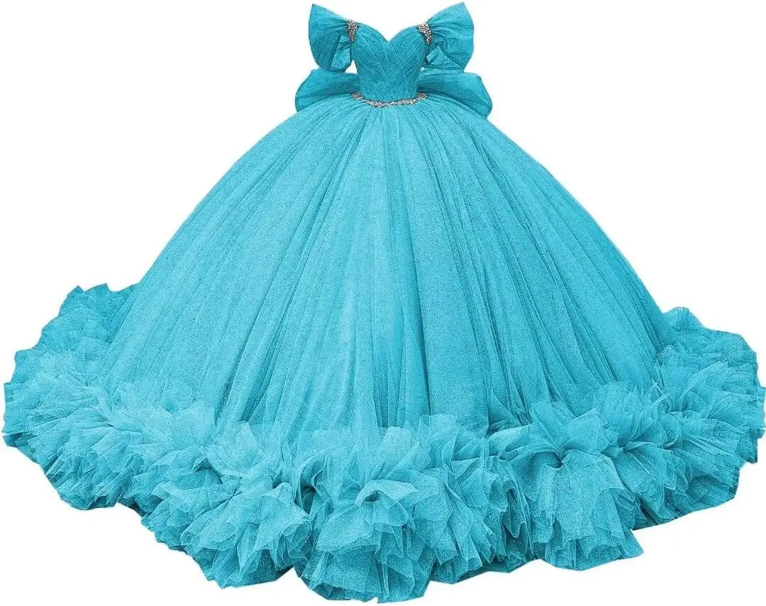 Yifanier Puffy Tulle Quinceanera Ball Gown