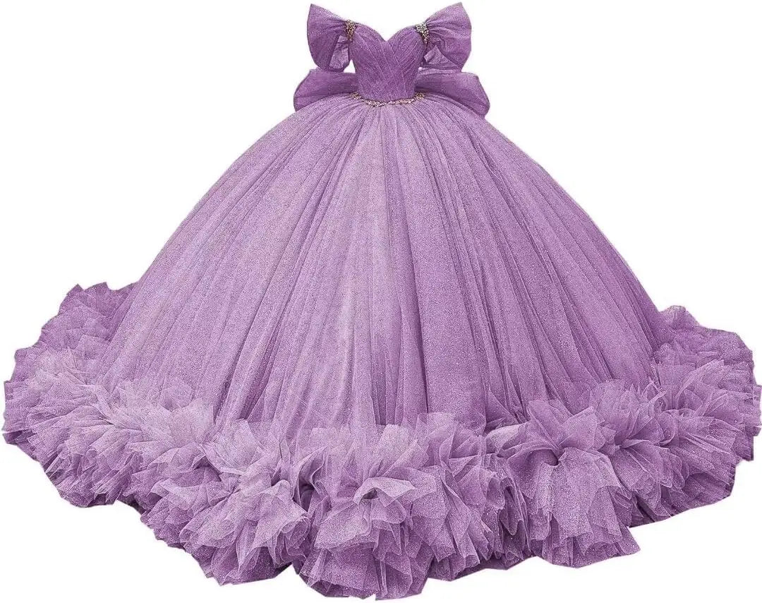 Yifanier Puffy Tulle Quinceanera Ball Gown