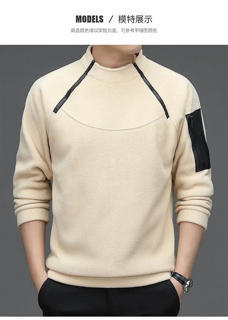 M&T Wear - Men's Lightweight Patchwork Sport Sweatshirt