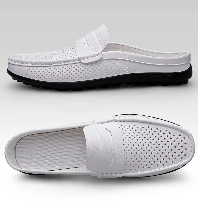 M&T Wear - Men's casual shoes four season light versatile fashion soft soled outdoor comfortable semi slippers wear-resistant casual shoes - M&T Wear