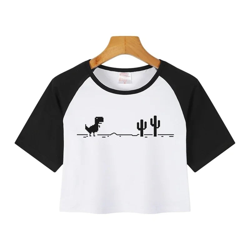Y2K Harajuku Graphic Crop Top