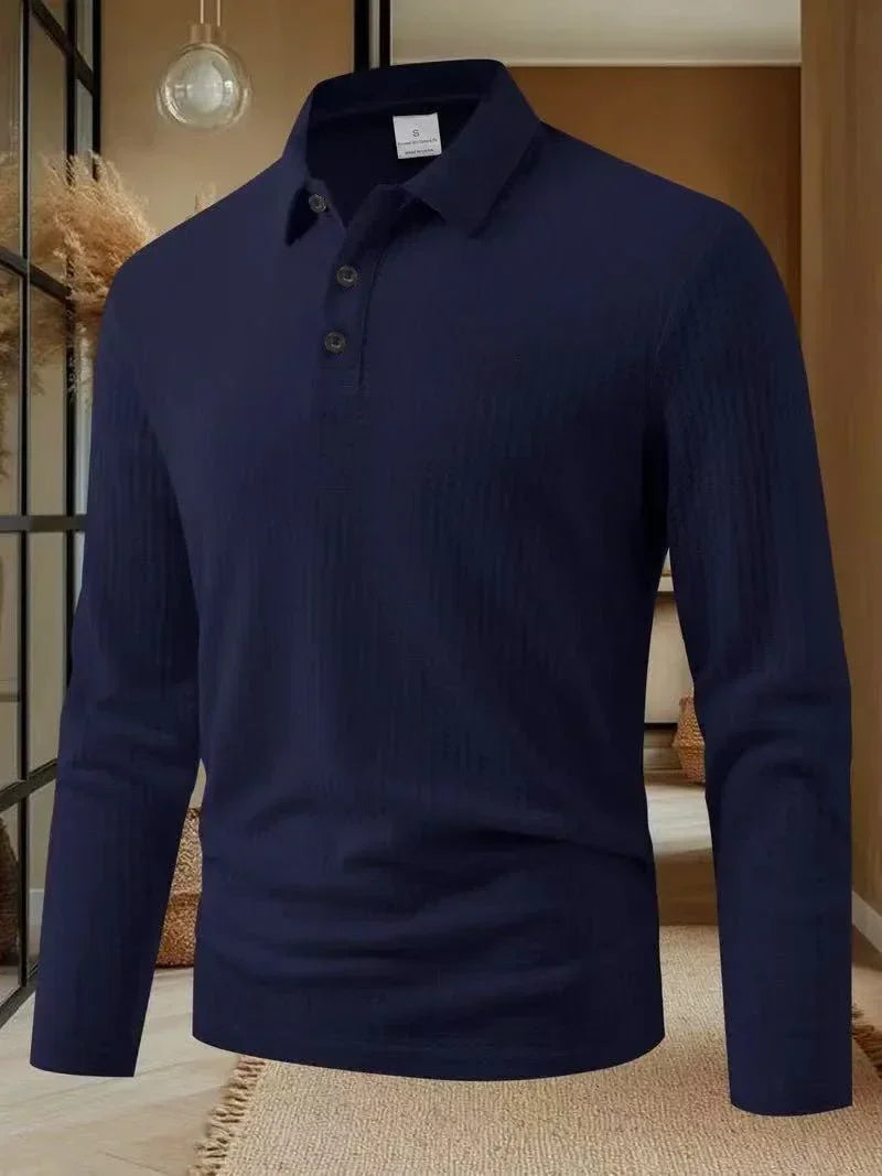 M&T Wear - Men's High-Quality Long Sleeve Golf Polo