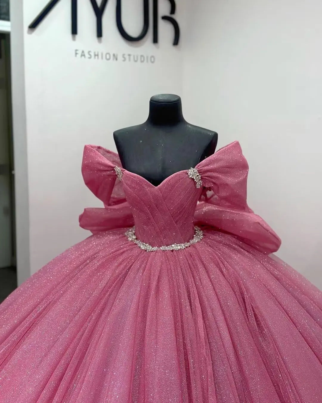 Yifanier Puffy Tulle Quinceanera Ball Gown