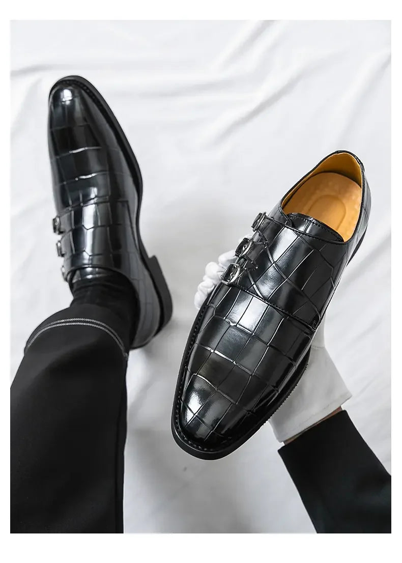M&T Wear - Men's Classic Slip-On Oxford Dress Shoes