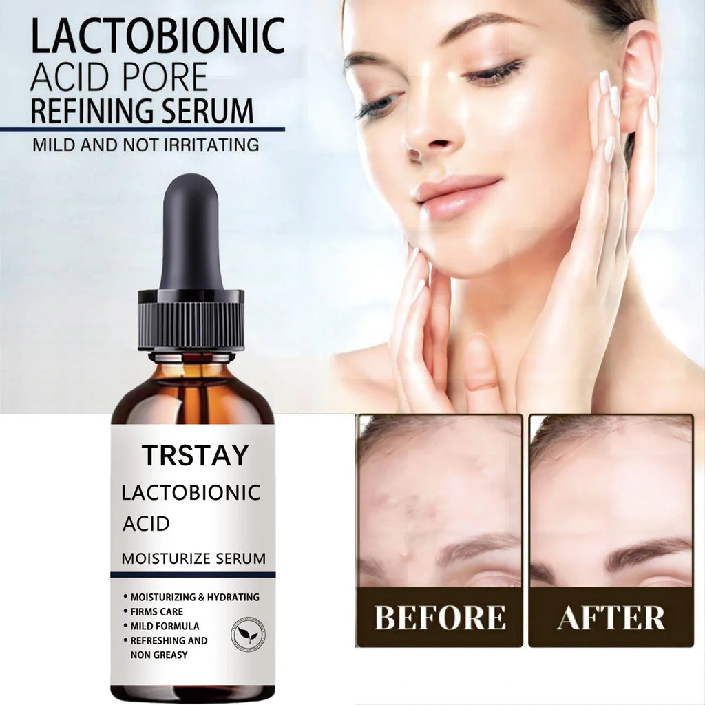 M&T Wear – Instant Perfection Serum | Lactobionic Acid Anti-Aging & Pore Refining Essence (30ml)