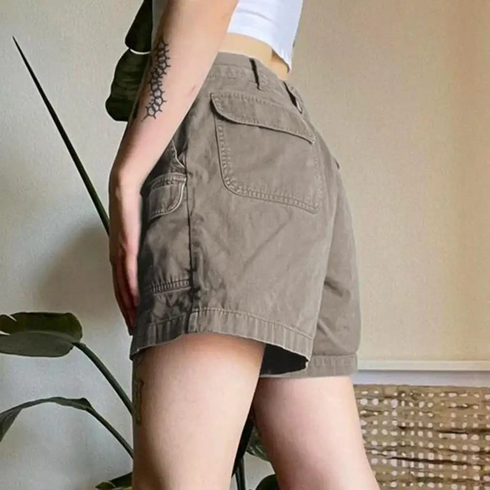 Retro Utility Cargo Shorts