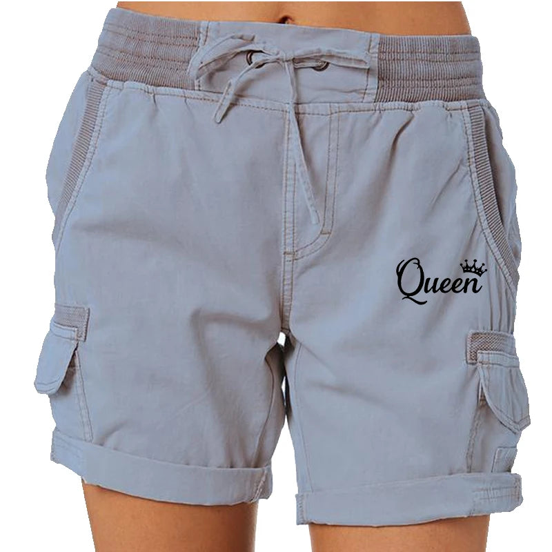 Summer Drawstring Cargo Active Shorts