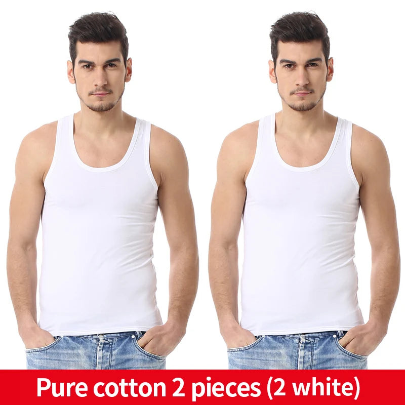 M&T Wear - Men's Essential Cotton Slim Fit Vest