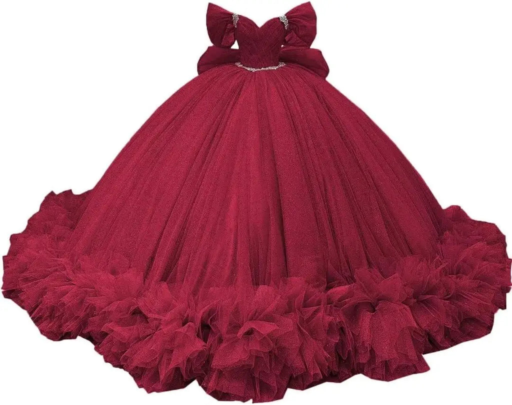 Yifanier Puffy Tulle Quinceanera Ball Gown
