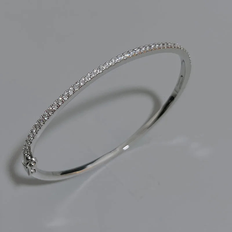 M&T Wear - Top Quality Sterling 925 Silver Bangle for Women