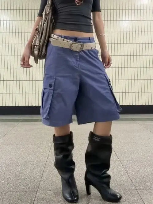 Retro Y2K Cargo Shorts