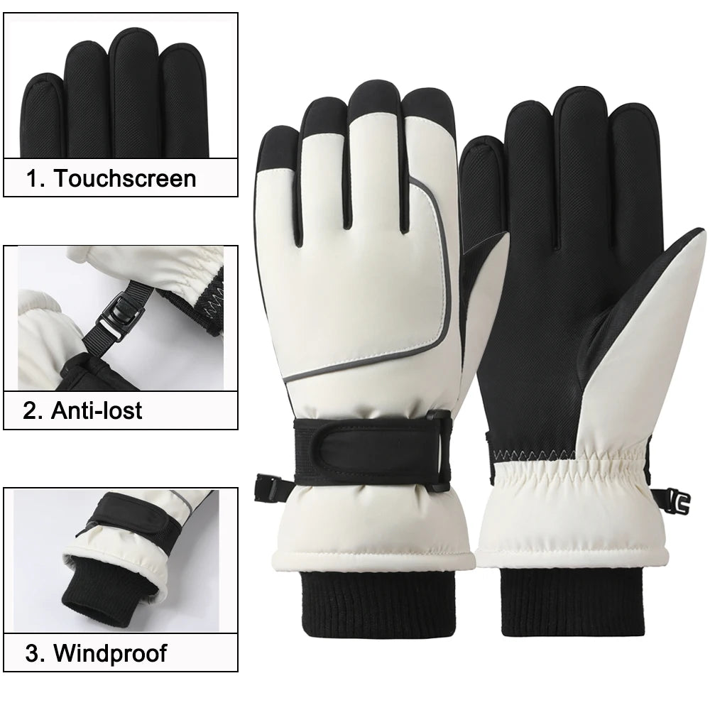 M&T Wear - Winter Gloves for Men Women, Waterproof Thermal Snow Ski Gloves Outdoor - Work, Hiking, Skiing, Running, Biking, Riding Glove - M&T Wear