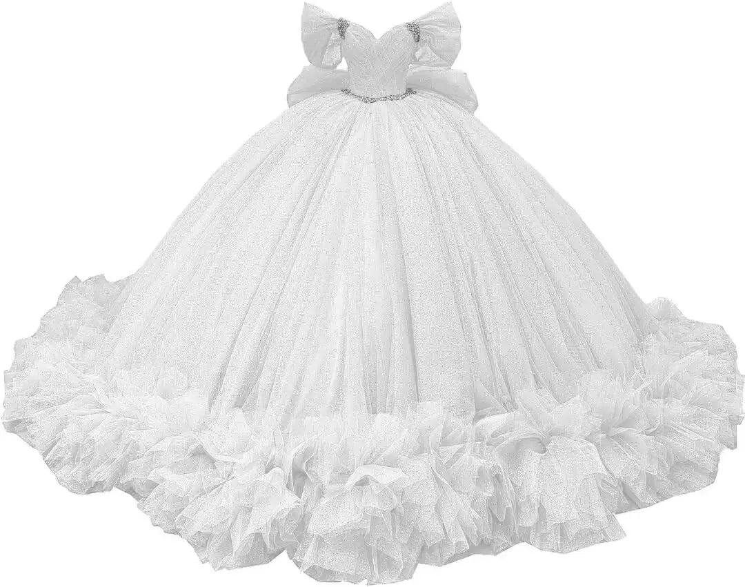Yifanier Puffy Tulle Quinceanera Ball Gown