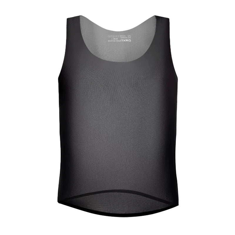 M&T Wear - Men's Sheer Elastic Muscle Fit Tank Top