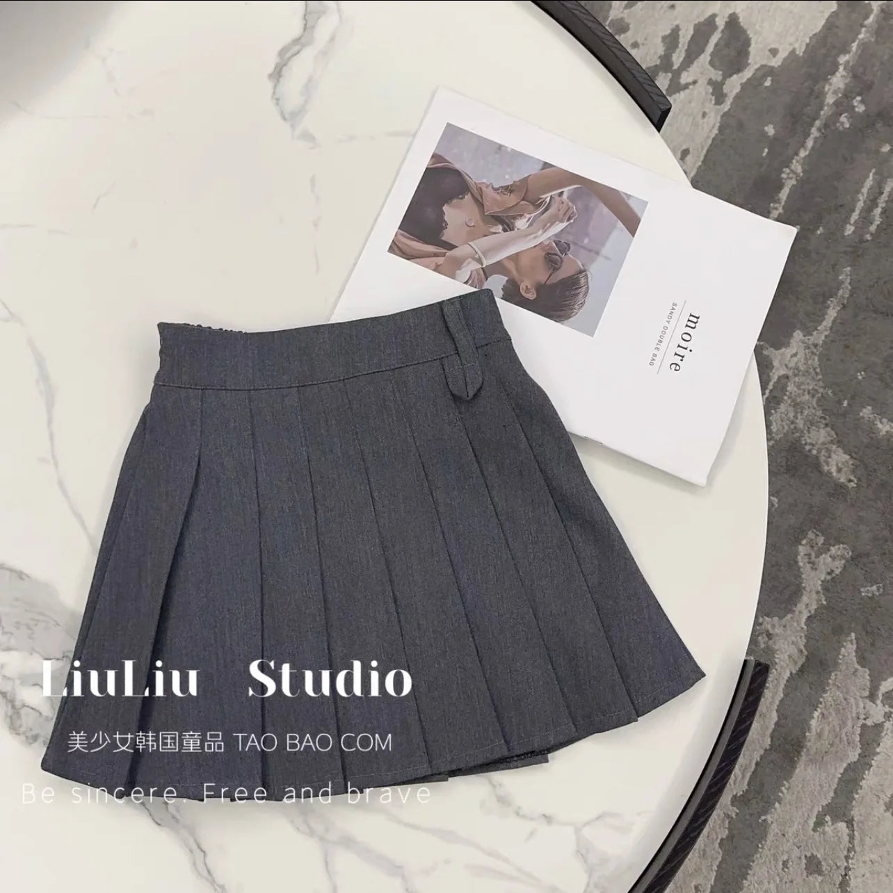 M&T Wear - Girls’ Korean Style JK Pleated Skirt