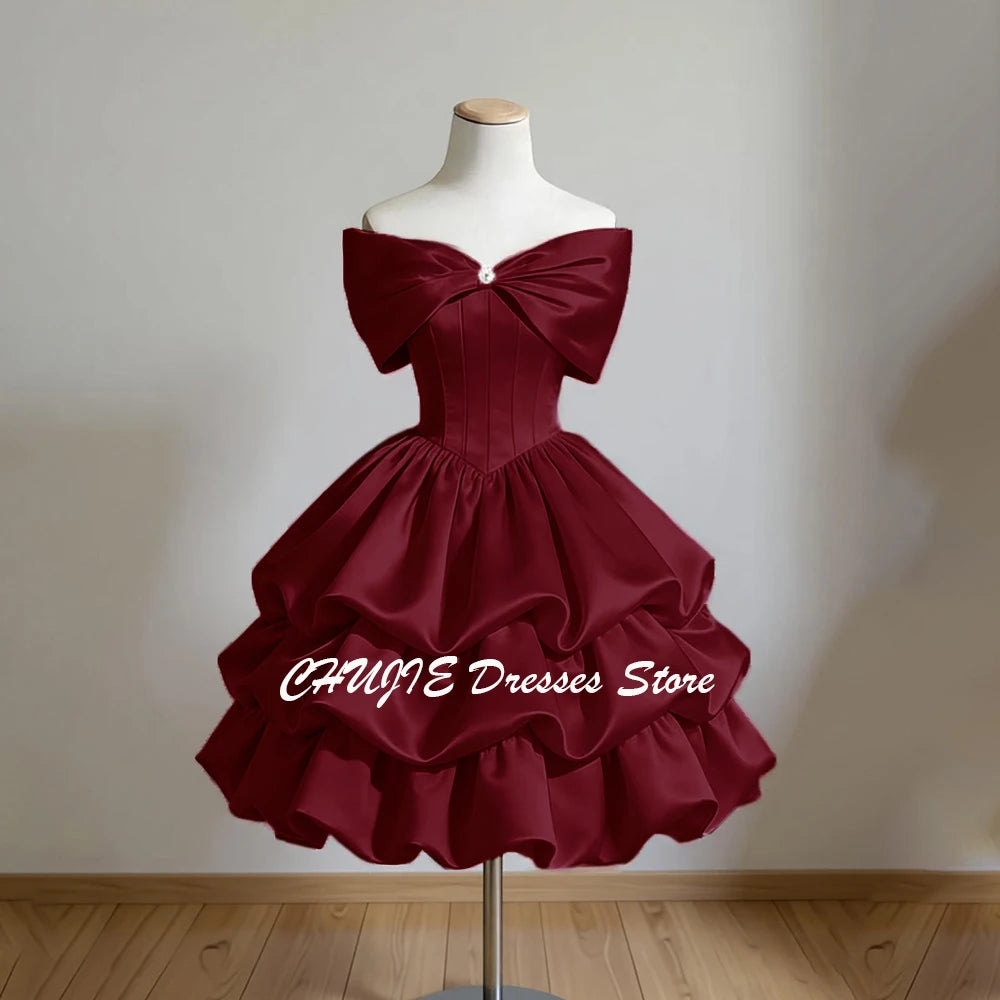 Tiered Mini Graduation & Homecoming Gown